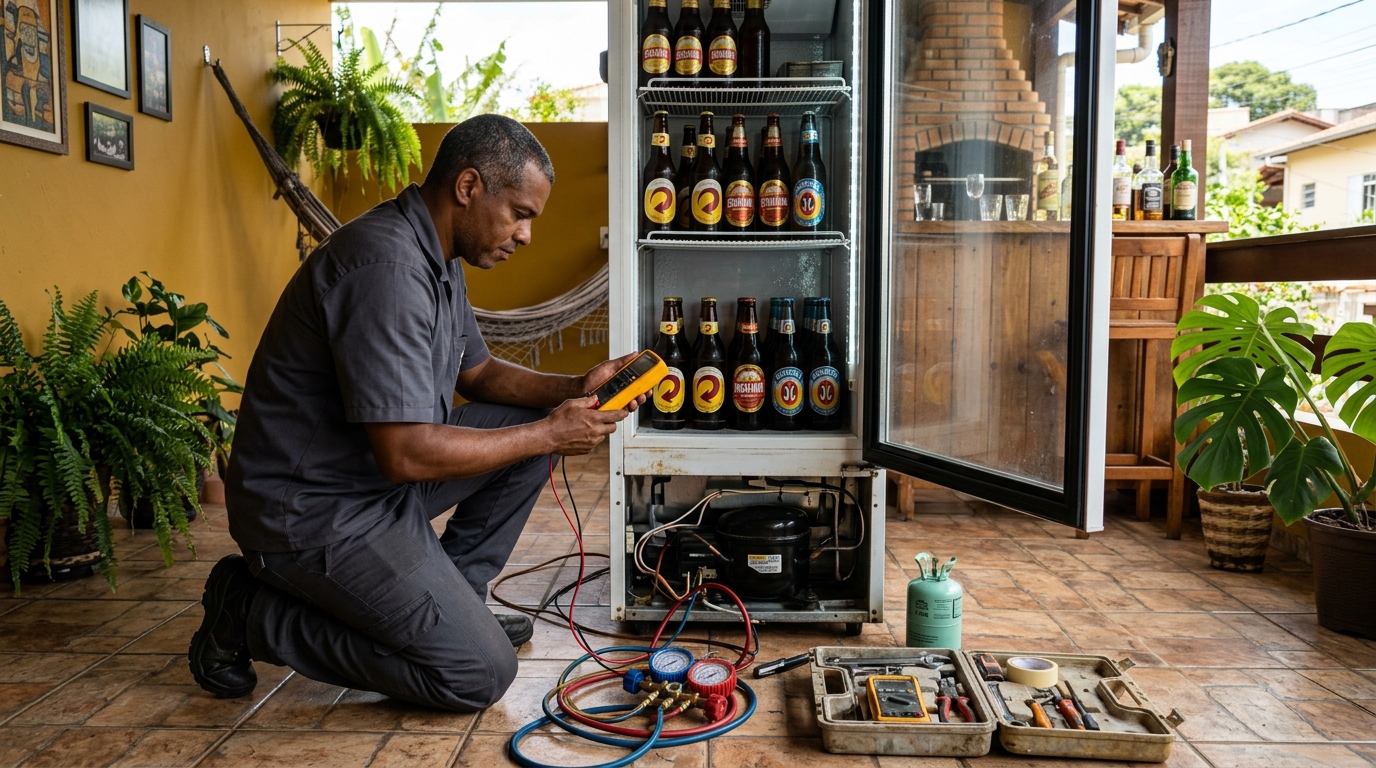 Reparo de Cervejeira Residencial em Suzano‑SP